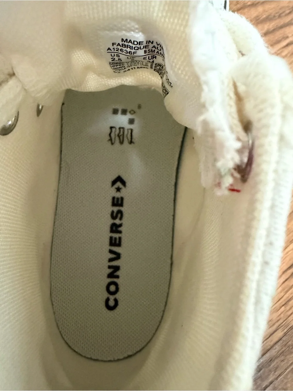 Converse kids size